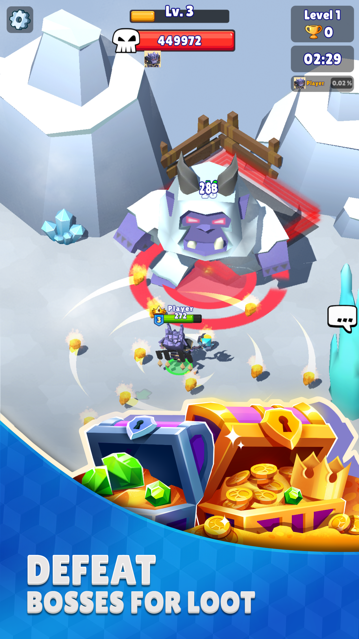 ภาพหน้าจอของ Hunt Royale: Action RPG Battle