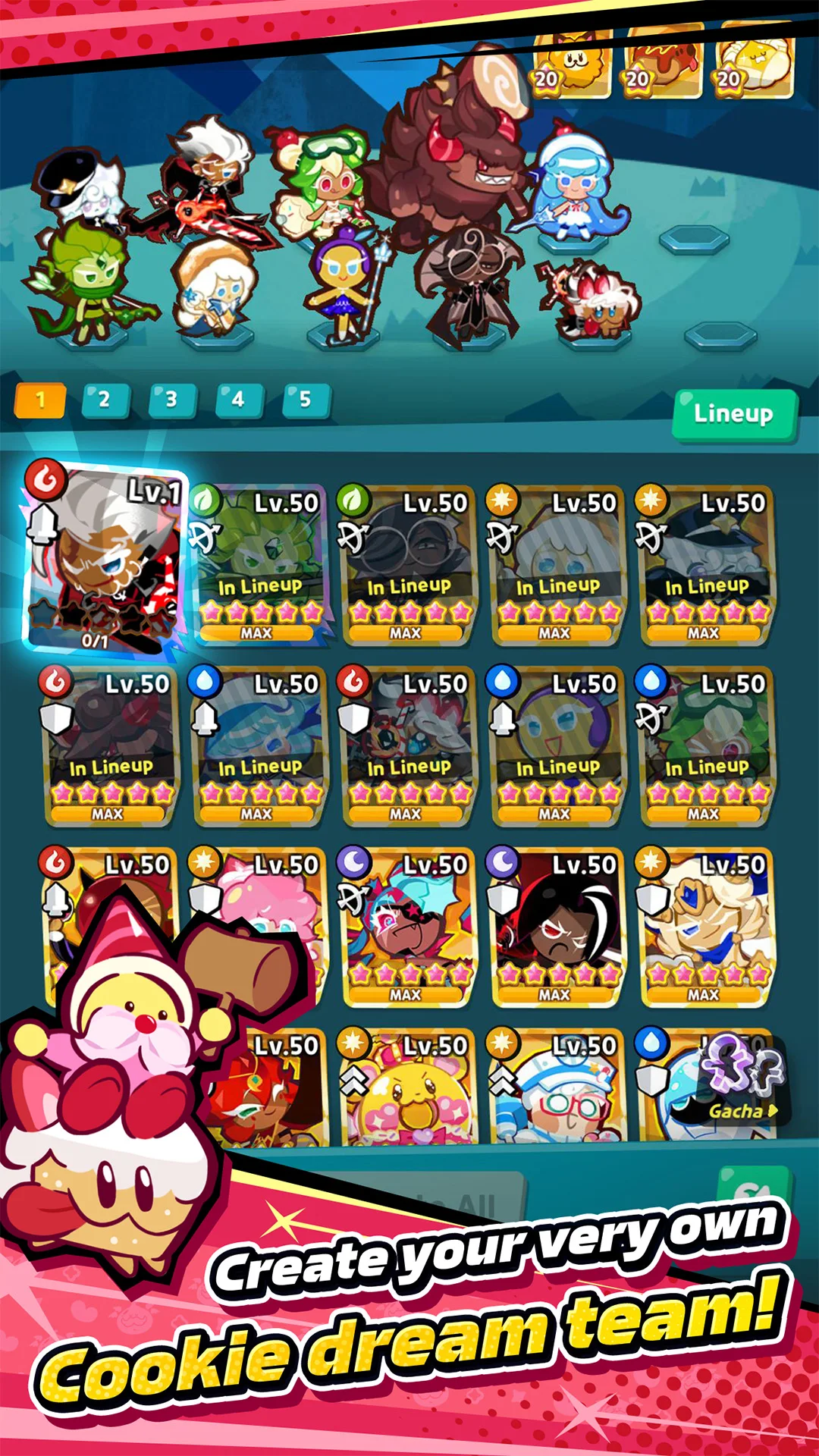CookieRun: Crumble - Idle RPG 스크린샷